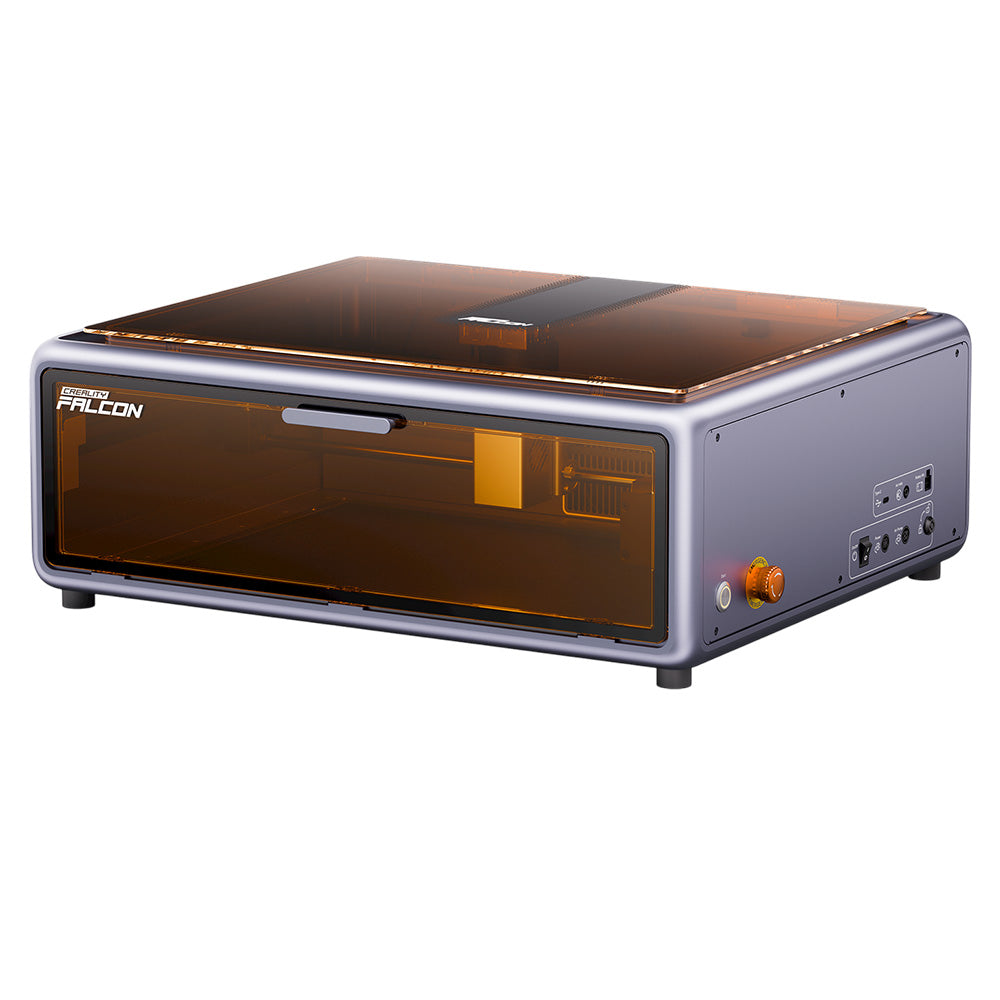 Creality Falcon A1 10W FDA Class 1 Laser, 600mm/s Fast Engraving, Built-in Camera, Smart Material Detection Eye-Protection Cover,  0.06 - 0.08mm Compressed Spot, Extraction Fan, 305*381mm