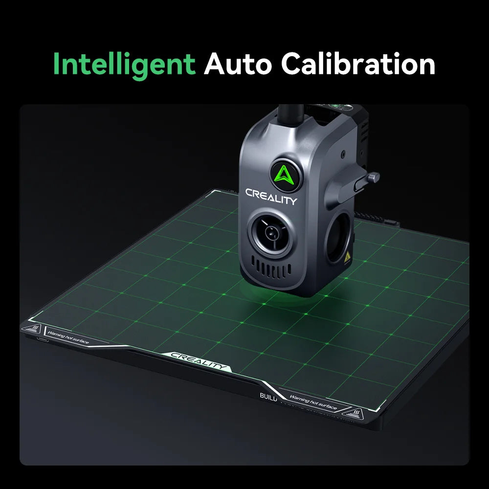 Creality Hi Combo, CFS Multi-material System, 500mm/s Fast Print, Monitoring Camera with Privacy Cap, Up to 16 Colors, Auto Calibration, Auto Bed Leveling, X-axis Tilt Reduction, All-Metal Body, 260*260*300mm