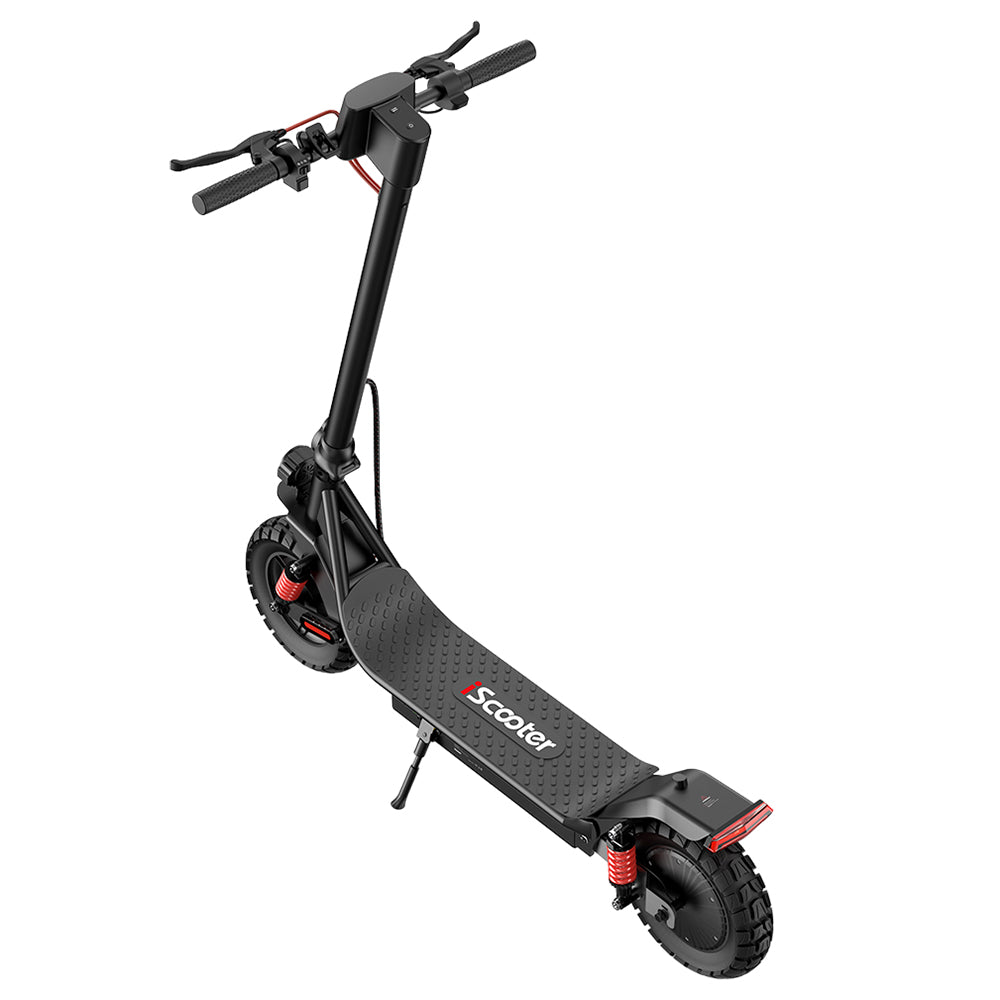 iScooter i10 Pro Electric Scooter, 800W Motor, 48V 15Ah Battery, 10-inch Tires, 45km/h Max Speed, 60km Range, Electronic Brake & Drum Brake, Front & Rear Suspension, LED Display, App Control