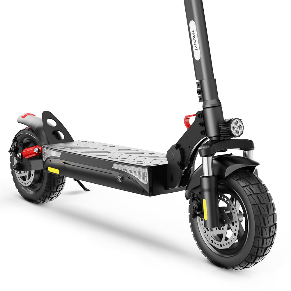 iScooter iX3 Folding Electric Scooter, 10" Pneumatic Tires, 800W Motor, 10Ah Battery, 40km/h Max Speed, 40km Max Range, Adjustable Handlebar Height, App Control - Black