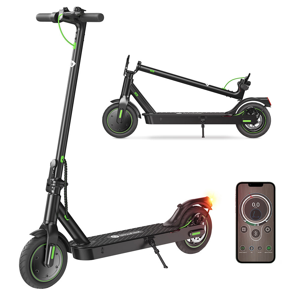 isinwheel S9 Pro Electric Scooter, 350W Motor, 36V 7.5Ah Battery, 8.5 Inches Pneumatic Tire, 25km/h Max Speed, 28km Range, App Control