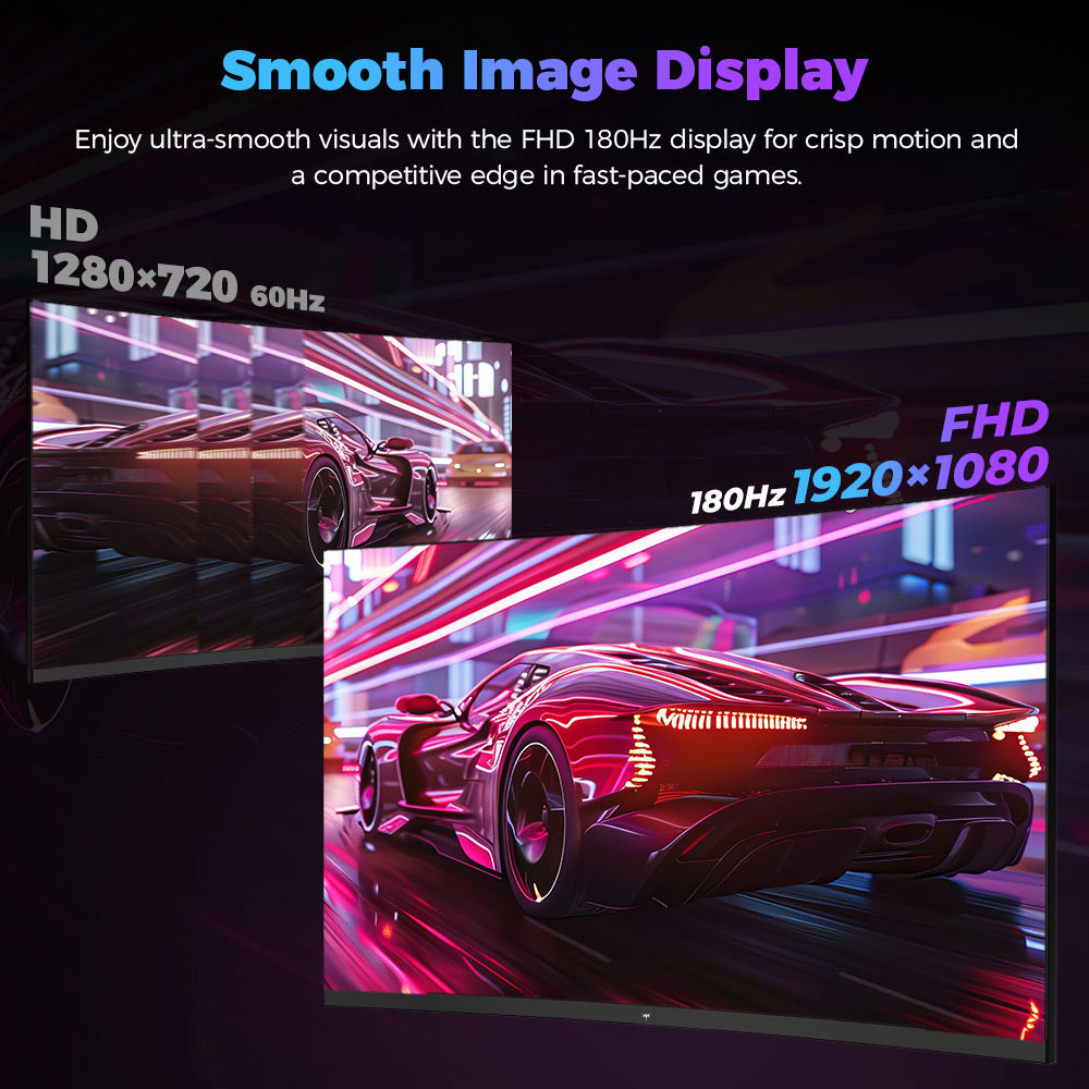 KTC H32S17C 1500R Curved Gaming Monitor, 32 inch 1920*1080 VA Panel, 180Hz Refresh Rate, 3000:1 Contrast Ratio, FreeSync & G-Sync, Low Blue Light & Flicker Free, 2*HDMI 2.0, 1*DP1.4, 1*Earphone Jack, VESA Mount