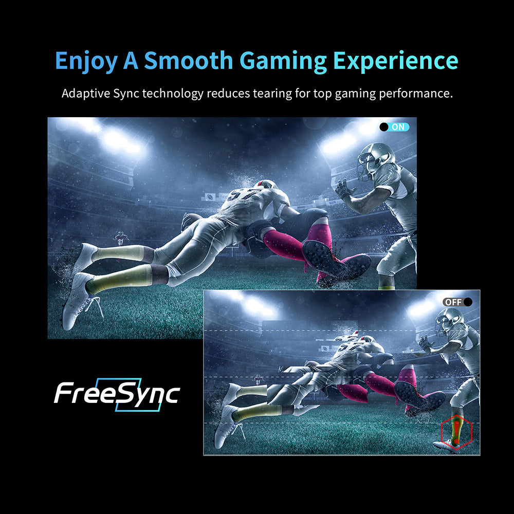 KTC H24V13 23.8-inch Gaming Monitor, 1920x1080 16:9 100Hz High Refresh Rate VA Panel, 4000:1 Contrast Ratio, 104% sRGB HDR10 16ms Response Time, Low Blue Light, FreeSync & G-Sync Compatible, HDMI VGA Audio Out, VESA Wall Mount Tilt Adjustment Display