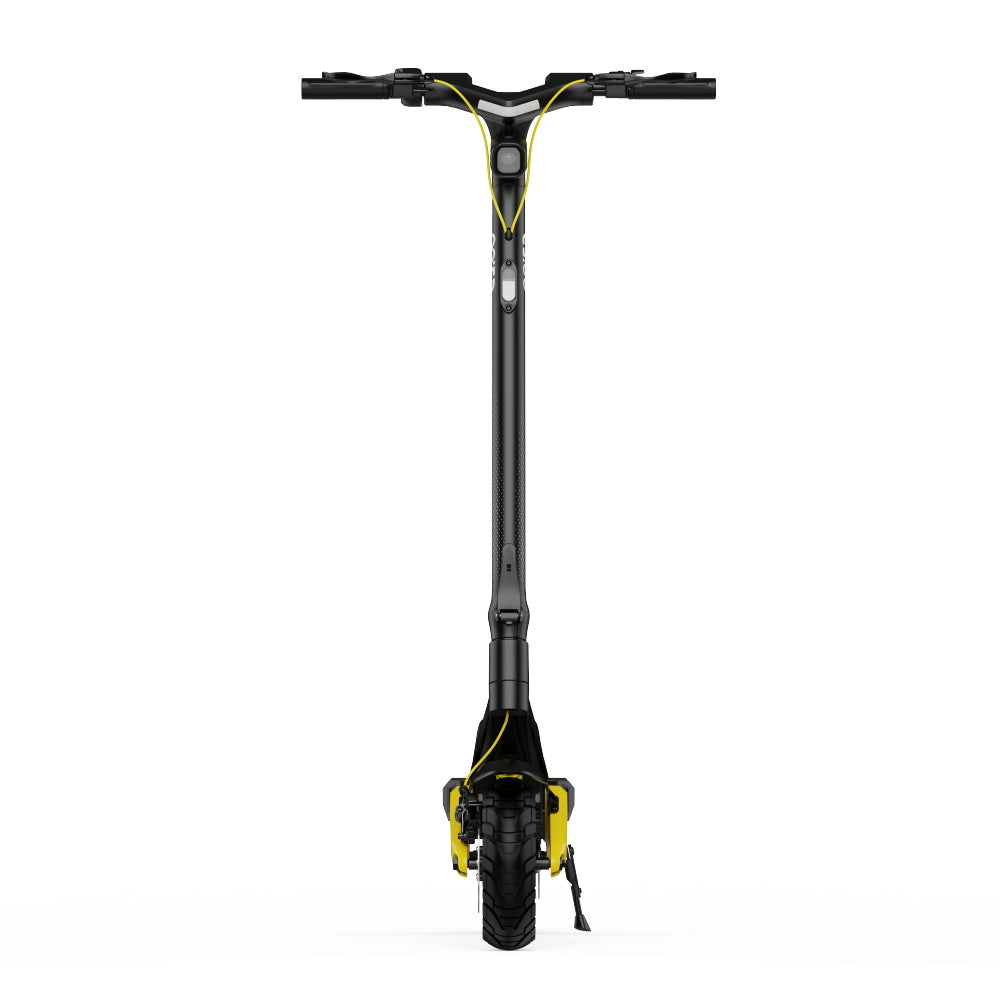 OOTD S10 Folding Electric Scooter 10 Inch Tires 1400W Motor 25km/h Max Speed 48V 20Ah Battery for 60-70km Range 120KG Max Load Disc Brake shock absorption IPX4 APP - Yellow