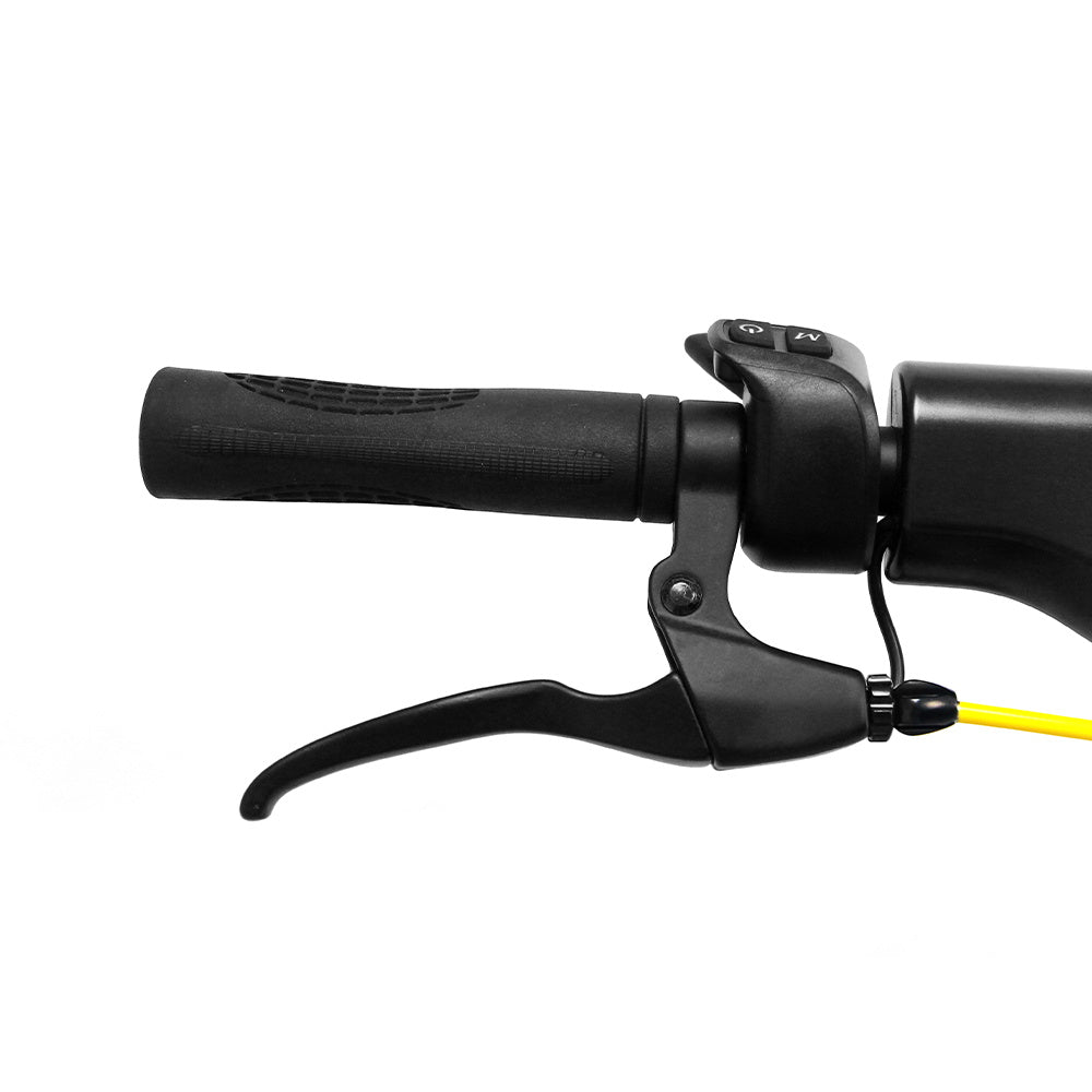 OOTD S10 Folding Electric Scooter 10 Inch Tires 1400W Motor 25km/h Max Speed 48V 20Ah Battery for 60-70km Range 120KG Max Load Disc Brake shock absorption IPX4 APP - Yellow
