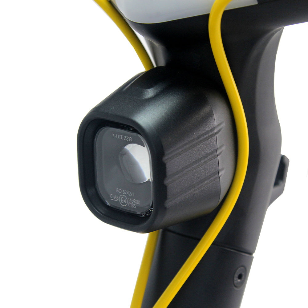 OOTD S10 Folding Electric Scooter 10 Inch Tires 1400W Motor 25km/h Max Speed 48V 20Ah Battery for 60-70km Range 120KG Max Load Disc Brake shock absorption IPX4 APP - Yellow