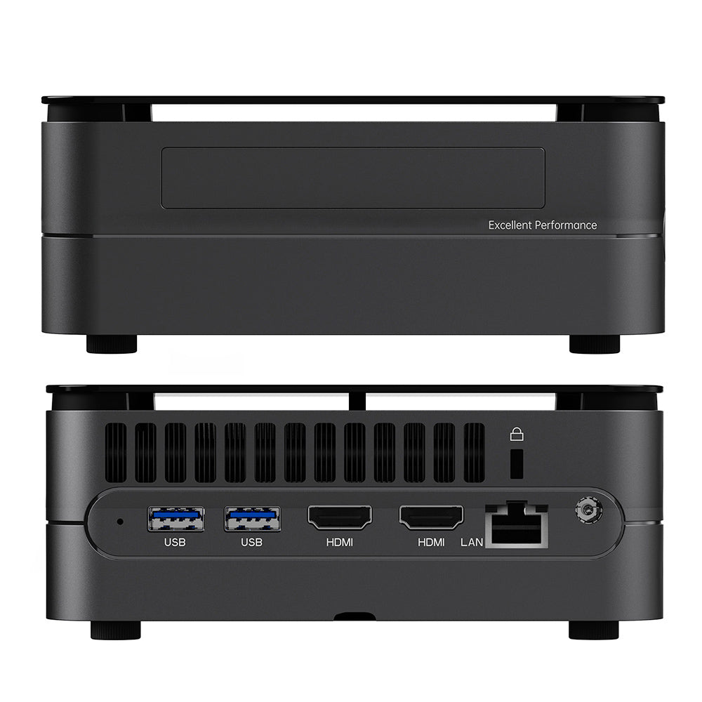 (AI PC) OUVIS F1A Mini Gaming PC, Intel AI Boost Core Ultra 5 125H 14 Cores Up to 4.5GHz, 16GB DDR5 1TB NVMe SSD, 2xHDMI2.0 Type-C 4K@60Hz Triple Display, 4xUSB 3.2, WiFi 6, 2.5Gbps LAN, TDP 65W, Best Desktop PC for Machine Learning, AI Computer