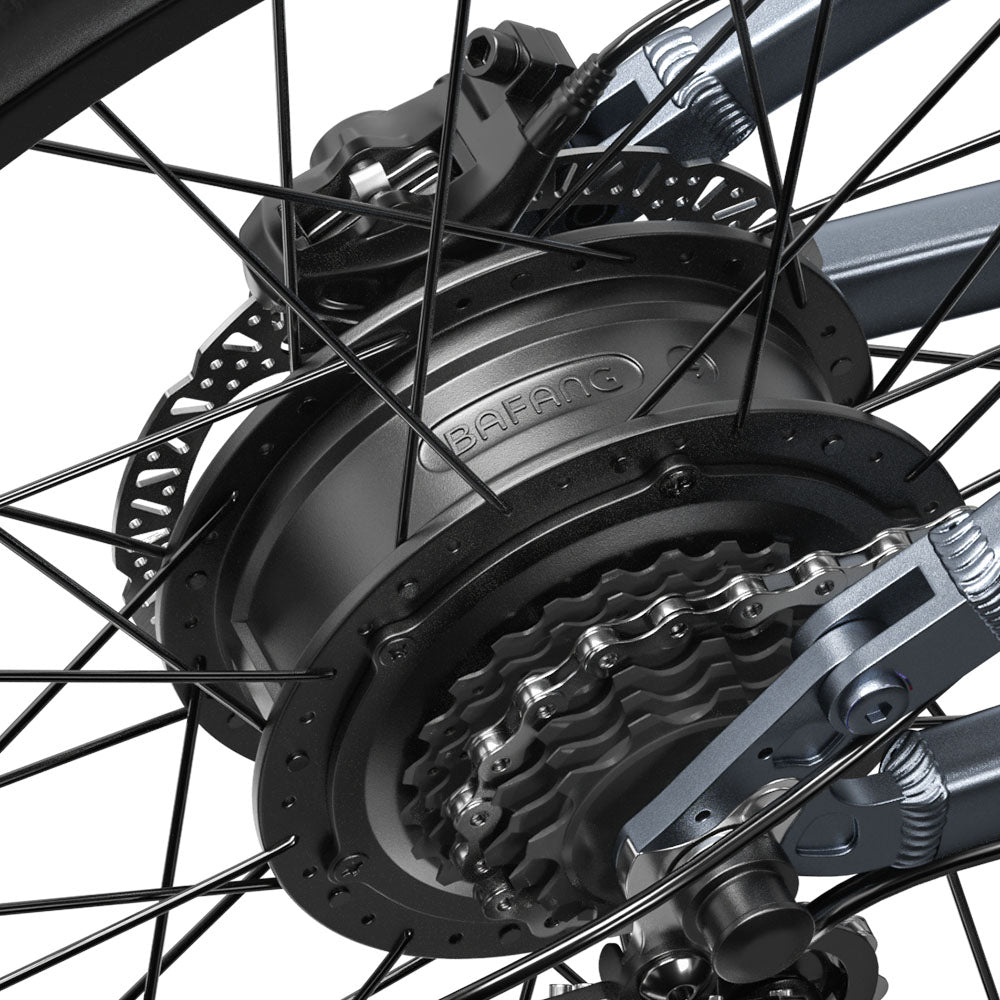 Shengmilo MX05 26 Inch Fat Tire Mountain E-Bike 500W Bafang Motor 42Km/h Max Speed 48V 15Ah LG Battery 60km Range Dual Oil Disc Brakes
