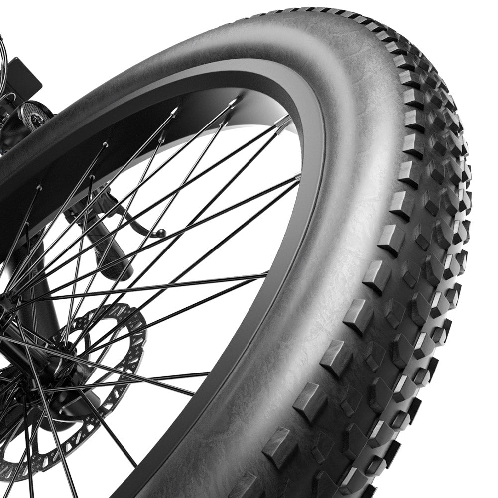 Shengmilo MX05 26 Inch Fat Tire Mountain E-Bike 500W Bafang Motor 42Km/h Max Speed 48V 15Ah LG Battery 60km Range Dual Oil Disc Brakes