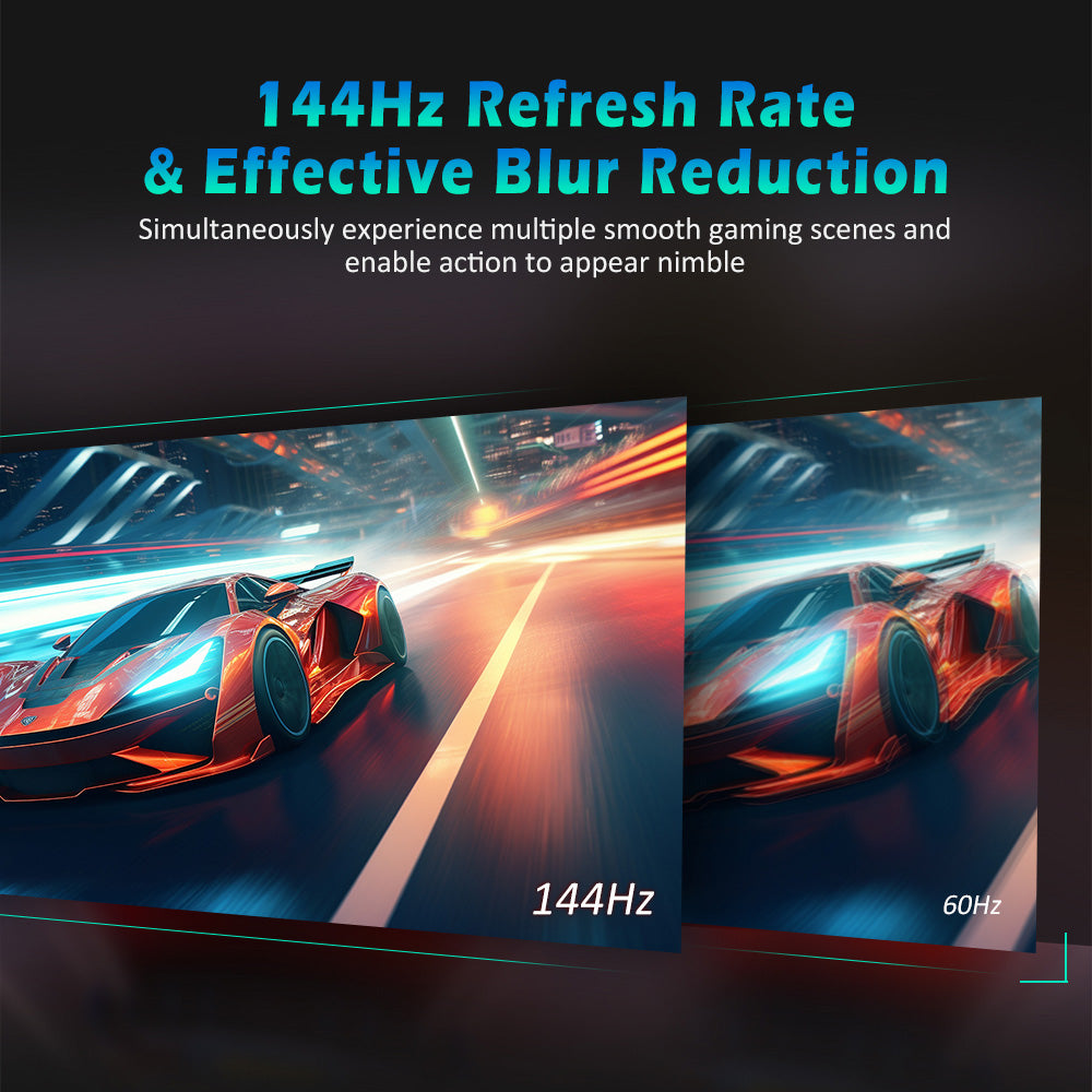 TITAN ARMY C49SHC 49-inch Gaming Monitor, 3840*1080 CSOT HVA Panel, 32:9 Oversized Curved Screen, 144Hz High Refresh Rate, Smart PIP/PBP Split Screen, Adaptive-Sync, 1*HDMI 2.0 1*DP 1.4 1*Full-Feature USB-C 1*USB-B 2*USB-A, 65W Reverse Charging