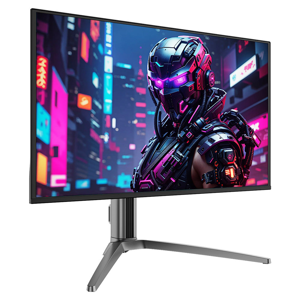 TITAN ARMY G27T8T Gaming Monitor, 26.5-inch 2560*1440 QD-OLED Screen, 360Hz Refresh Rate, 0.03ms GTG, 1000 nits, HDR 400, Adaptive-Sync, Game Assist, 65W Type-C Charging, Dual Speakers, Ambient Light, 2*HDMI 2.1 1*DP 1.4 1*USB-A 1*USB-B 1*Audio