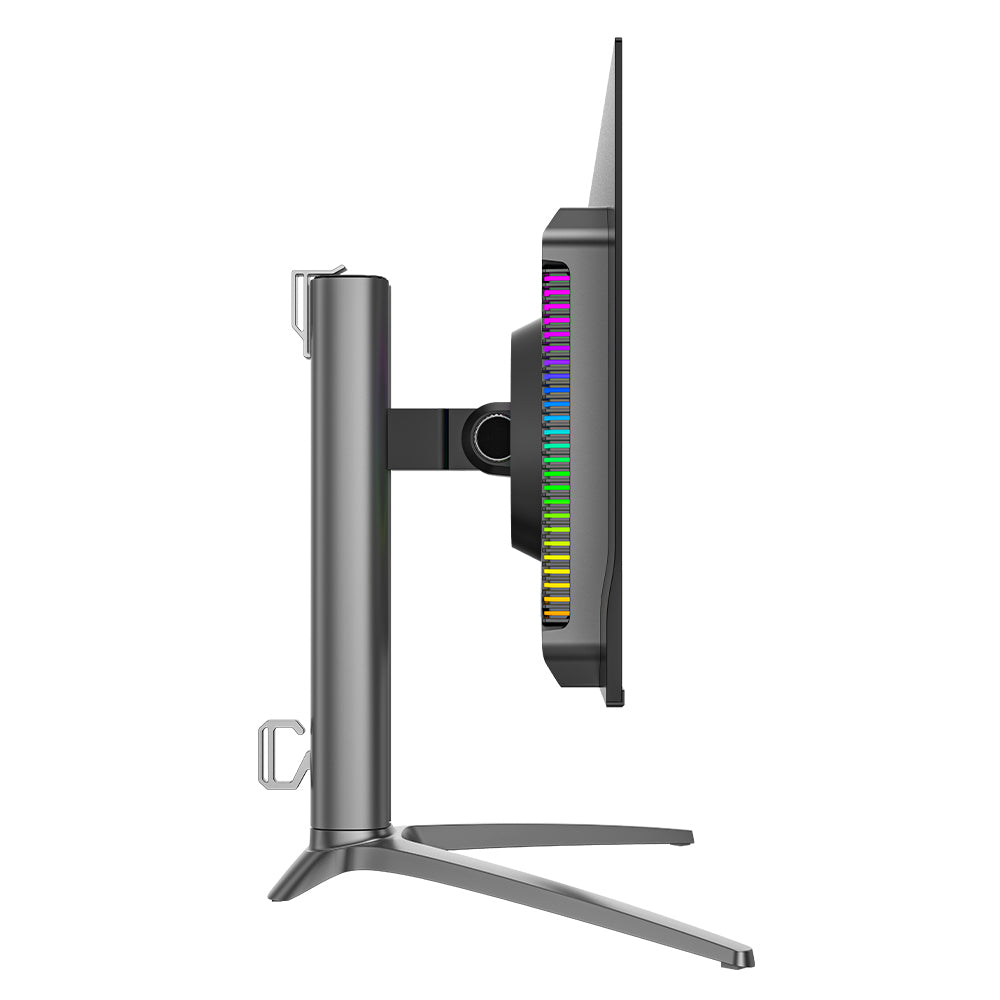 TITAN ARMY G27T8T Gaming Monitor, 26.5-inch 2560*1440 QD-OLED Screen, 360Hz Refresh Rate, 0.03ms GTG, 1000 nits, HDR 400, Adaptive-Sync, Game Assist, 65W Type-C Charging, Dual Speakers, Ambient Light, 2*HDMI 2.1 1*DP 1.4 1*USB-A 1*USB-B 1*Audio