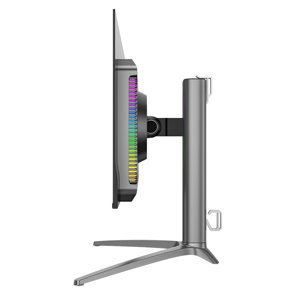 TITAN ARMY G27T8T Gaming Monitor, 26.5-inch 2560*1440 QD-OLED Screen, 360Hz Refresh Rate, 0.03ms GTG, 1000 nits, HDR 400, Adaptive-Sync, Game Assist, 65W Type-C Charging, Dual Speakers, Ambient Light, 2*HDMI 2.1 1*DP 1.4 1*USB-A 1*USB-B 1*Audio