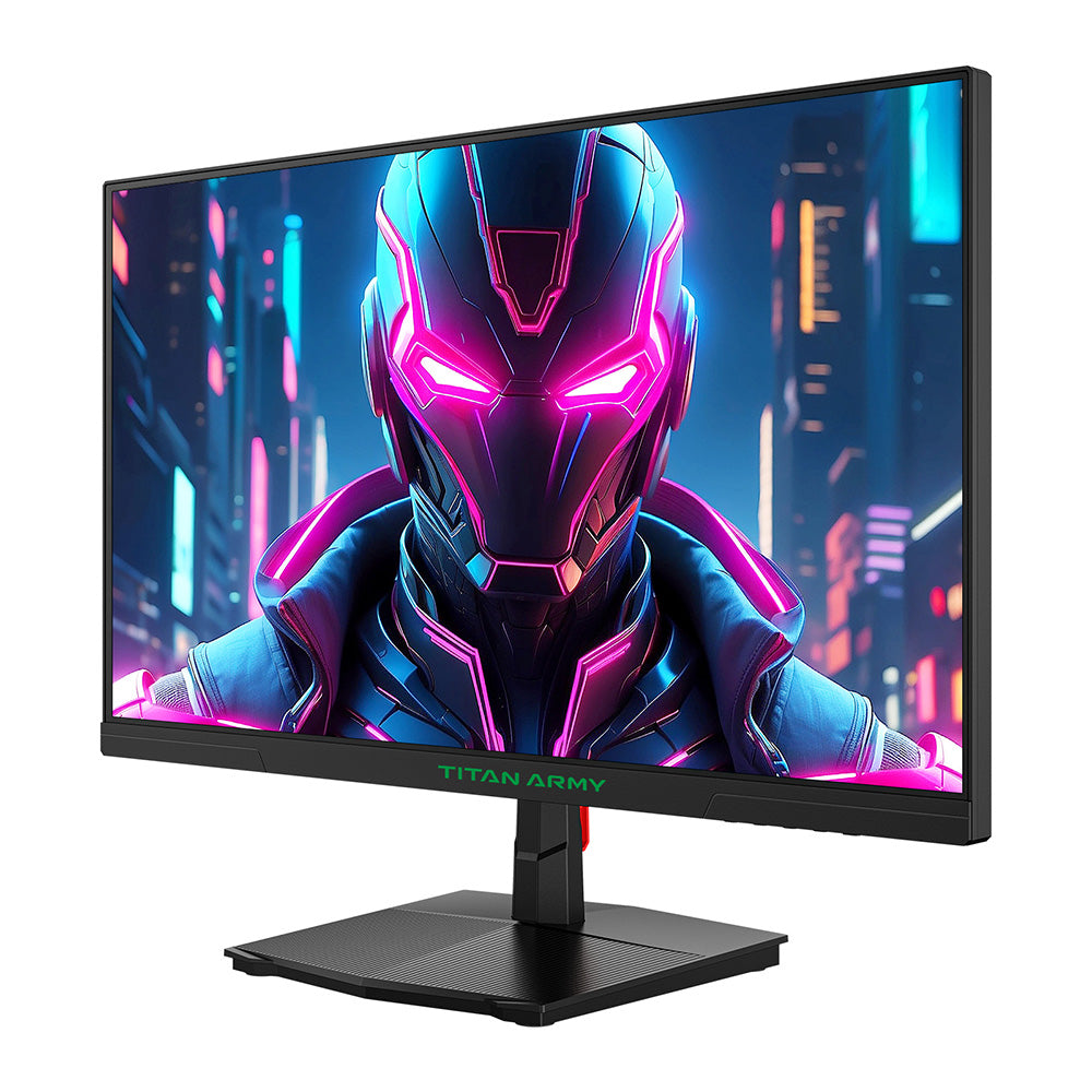 TITAN ARMY P2510G Gaming Monitor, 24.5'' 1920*1080 FAST IPS Screen, 180Hz Refresh Rate, HDR10, 99% sRGB, 1ms GTG, Adaptive Sync, Dynamic OD, Game Assist, 8 Scene Modes, Hardware Low Blue Light, Adjustable Tilt, VESA Mount, 1*HDMI2.0 1*DP1.4 1* Audio