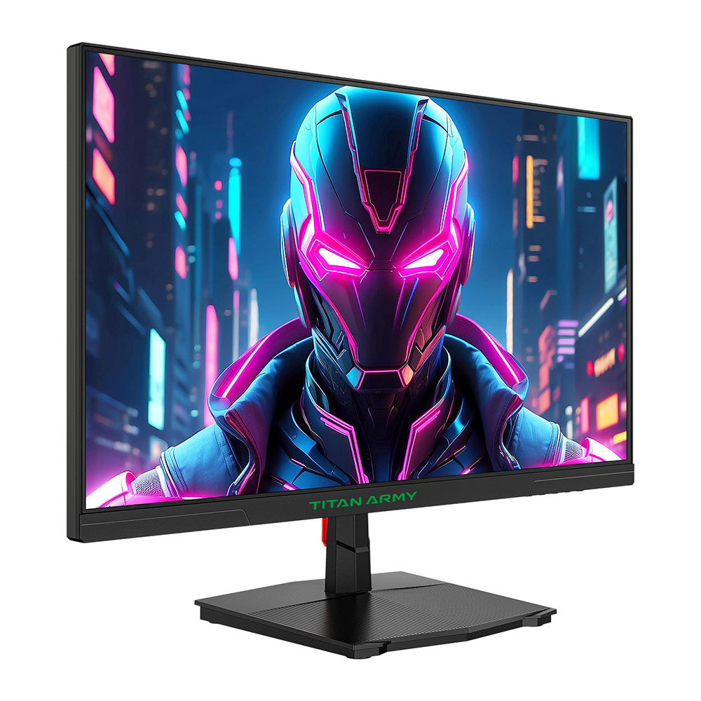 TITAN ARMY P2510G Gaming Monitor, 24.5'' 1920*1080 FAST IPS Screen, 180Hz Refresh Rate, HDR10, 99% sRGB, 1ms GTG, Adaptive Sync, Dynamic OD, Game Assist, 8 Scene Modes, Hardware Low Blue Light, Adjustable Tilt, VESA Mount, 1*HDMI2.0 1*DP1.4 1* Audio