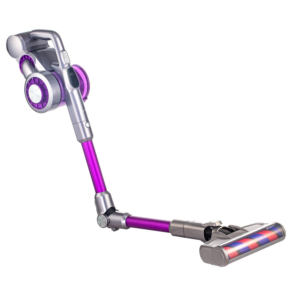 JIMMY JV85 Pro Mopping Version Flexible Handheld Cordless Vacuum Cleaner, 2 in 1 Vacuuming Mopping, 200AW Powerful Suction, 550W Digital Brushless Motor, 70 Minutes Run Time, 200ml Water Tank, Ultra-low Noise - Purple