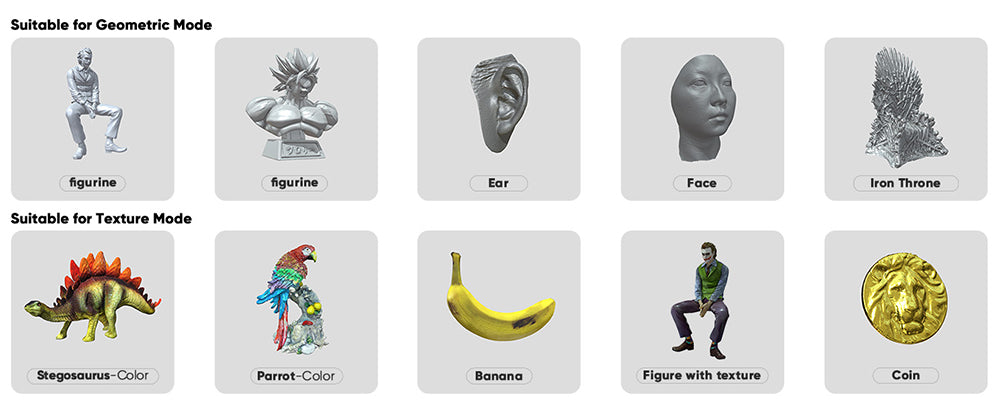 3DMakerpro Seal Lite 3D Scanner, 0.02mm Accuracy, 0.07mm Resolution, Anti-shake Lenses, 10fps Frame, Visual Tracking