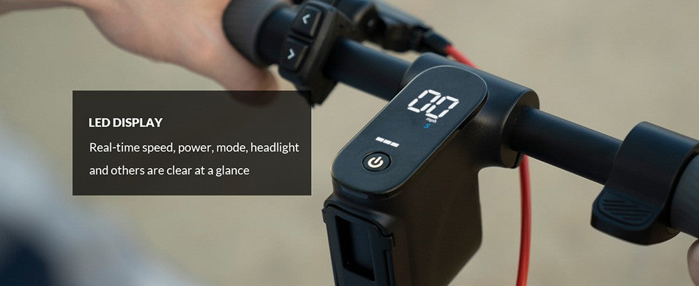 5TH WHEEL V30 Pro Electric Scooter 10in Honeycomb Tire 350W Front Motor (MAX 520W) 18Mph Max Speed 36V 7.5Ah Battery