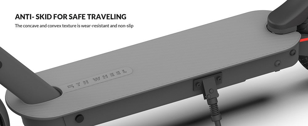 5TH WHEEL V30 Pro Electric Scooter 10in Honeycomb Tire 350W Front Motor (MAX 520W) 18Mph Max Speed 36V 7.5Ah Battery