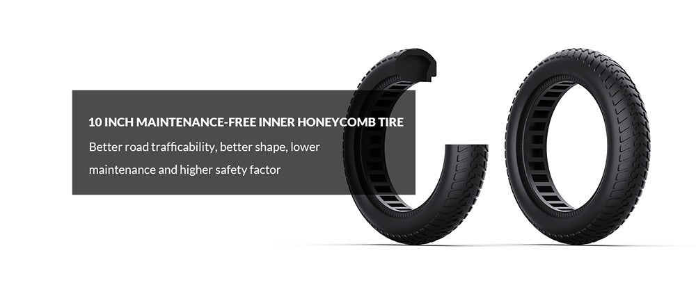 5TH WHEEL V30 Pro Electric Scooter 10in Honeycomb Tire 350W Front Motor (MAX 520W) 18Mph Max Speed 36V 7.5Ah Battery