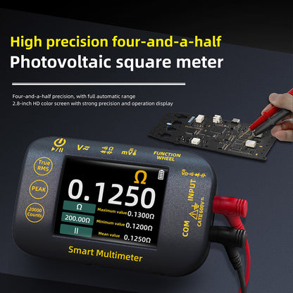 BSIDE S40 Digital Photovoltaic Multimeter, 2.8inch HD Color Screen, High Precision, High Voltage 1000V, Electrical Maintenance