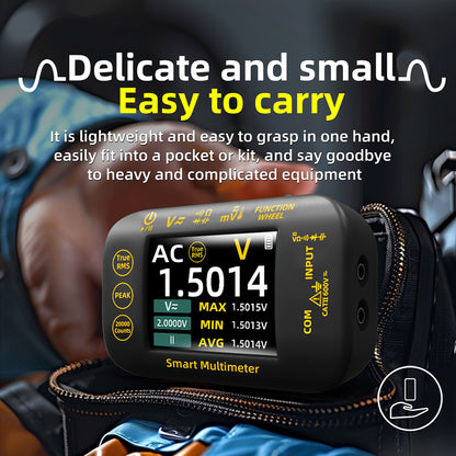 BSIDE S450 Digital Multimeter, 20000 Counts, 1000V, 2.8inch LCD Screen, Graphic Recording, Type-C Charging Port, Photovoltaic Voltage Millivolt AC Peak Meter
