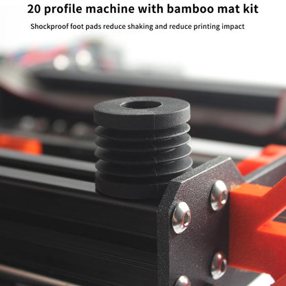 FYSETC Anti Vibration Feet, with Isolation Column, for Bambu Lab P1/X1, Ender 3, Prusa i3, Voron