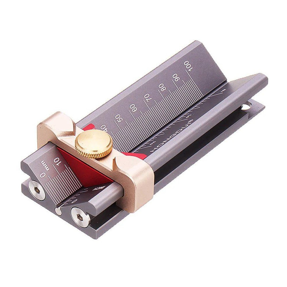 HONGDUI ZS03F 3 In 1 Woodworking Drill Depth Gauge Drill Bit Angle Table Saw Height Measuring Tool
