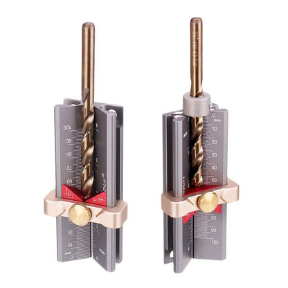 HONGDUI ZS03F 3 In 1 Woodworking Drill Depth Gauge Drill Bit Angle Table Saw Height Measuring Tool