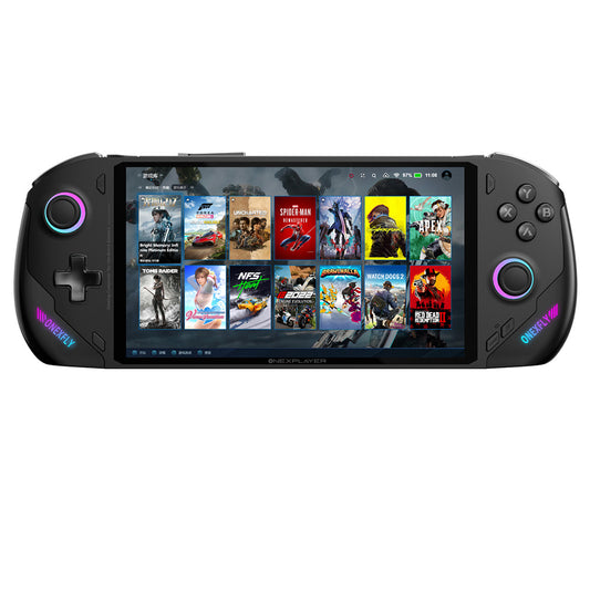 ONE Netbook OneXFly F1 Pro Handheld Game Console, 7&#39;&#39; 1920*1080 OLED Screen, AMD Ryzen AI 9 HX 370 CPU 12 Core Max 5.1GHz, 144Hz Refresh Rate, 32GB LPDDR5x RAM 2TB SSD, Harman Sound System, 2*USB-C 4.0, 1*USB-A 3.0, 1*TF Card Slot, 1*Audio - EU Plug