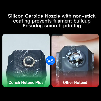 Phaetus Conch Hotend Plus for Bambu Lab P1/P1S, 0.6mm