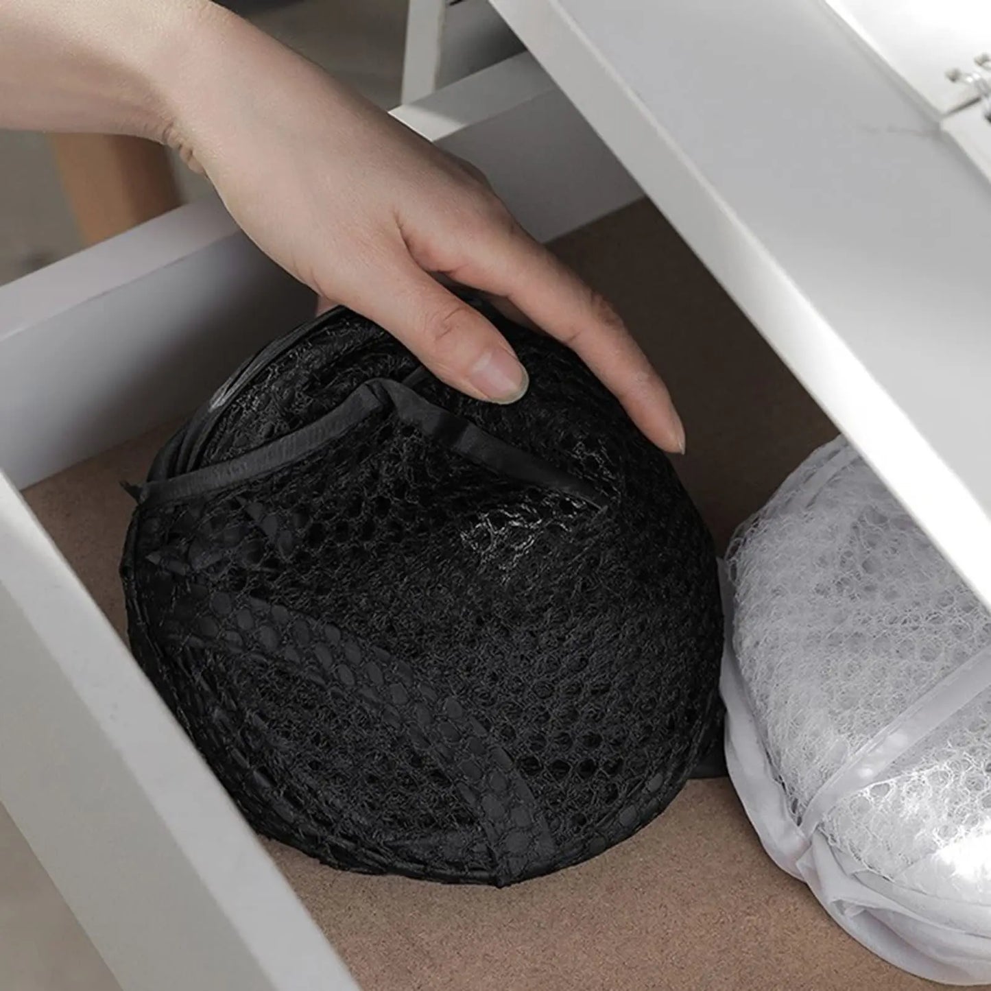 Cesta plegable para clasificar ropa sucia, marco para lavar, bolsa de malla para guardar ropa de baño, organizador de lavandería, bolsa de almacenamiento