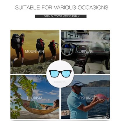 Gafas de sol polarizadas clásicas de moda para hombre y mujer, cuadradas, antideslumbrantes, para viajes, pesca y ciclismo, con protección UV400