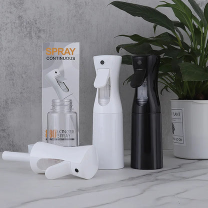 Botella pulverizadora portátil multifuncional de 200-500 ml, dispensador de líquido para peinar el cabello y limpiar plantas.