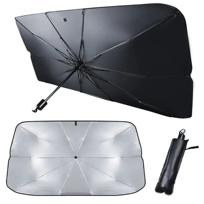 Parasol para coche, sombrilla para ventana delantera, accesorios de protección para parabrisas de coche