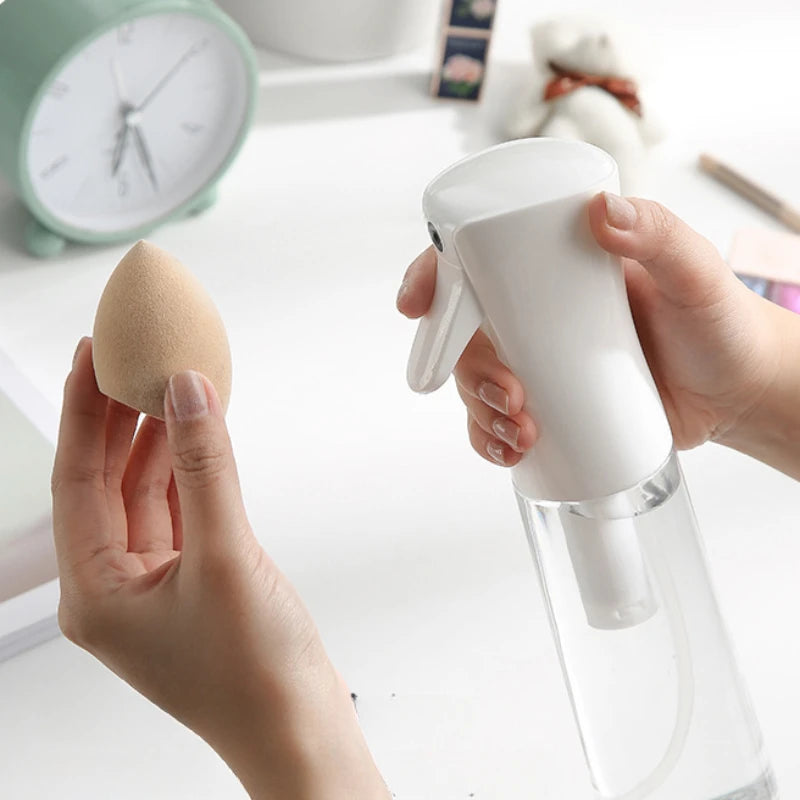 Botella rociadora continua de alta presión, para el cuidado del cabello, maquillaje, reposición de agua, botella separada, botella rociadora de presión