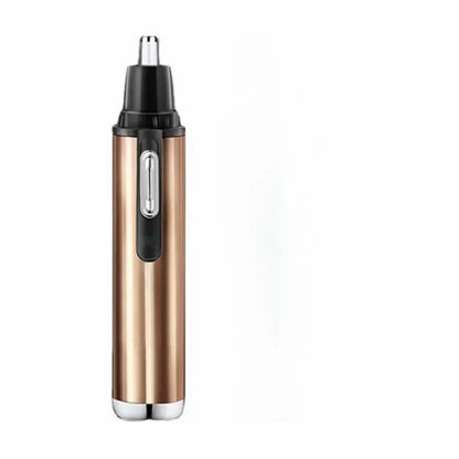 Recortador de vello nasal, afeitadora de vello nasal, recortador de vello nasal y de orejas, sin dolor, batería eléctrica, afeitadora de vello nasal para hombres, tijeras para vello nasal para hombres