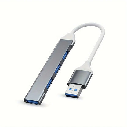 Aumente su productividad con este concentrador USB C 4 en 1: compatible con MacBook, Mac Pro, Mac Mini, iMac, Surface Pro, XPS, PC, Fla