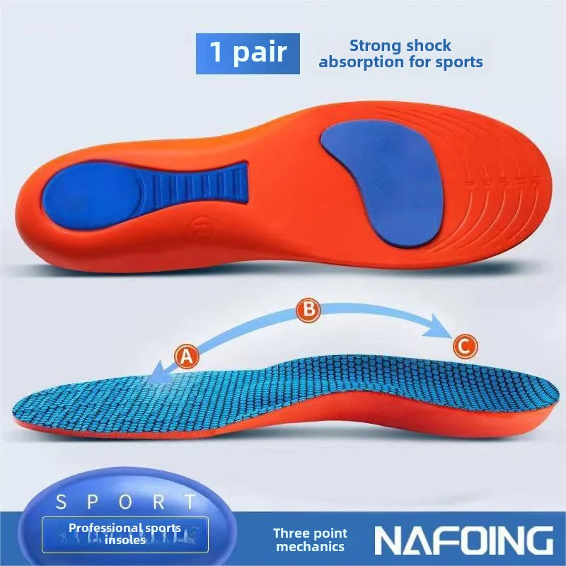 Plantilla deportiva de verano para entrenamiento militar, suela suave, absorción de impactos, plantilla para hombre con absorción de sudor, arco plano, almohadilla completa en el talón.