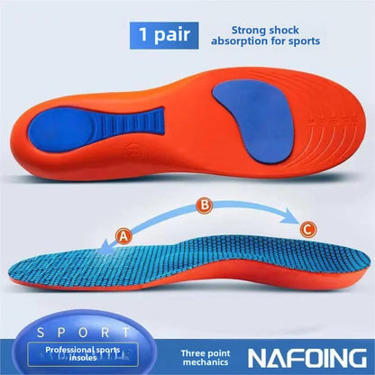 Plantilla deportiva de verano para entrenamiento militar, suela suave, absorción de impactos, plantilla para hombre con absorción de sudor, arco plano, almohadilla completa en el talón.