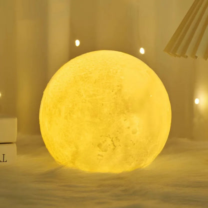 Paquete de materiales pintados a mano para luz de luna del Día del Niño, actividades para padres e hijos, luz de noche del planeta