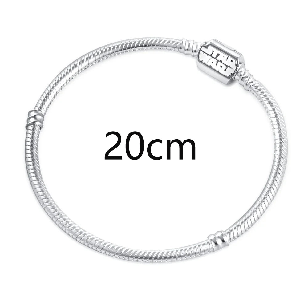 Charms de Disney Stitch Marvel Rescuer Star Wars para pulsera Pandora original de plata de ley 925, collar para mujer, joyería