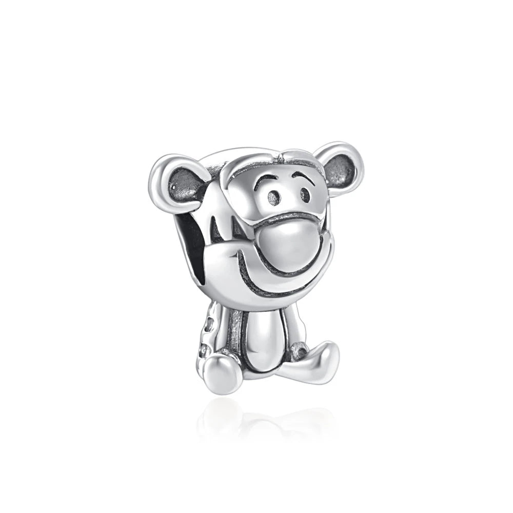 Charms de Disney Stitch Marvel Rescuer Star Wars para pulsera Pandora original de plata de ley 925, collar para mujer, joyería