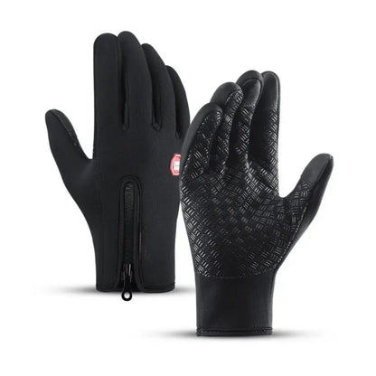 Guantes de moto de otoño e invierno para mujer, resistentes al viento, antideslizantes, con pantalla táctil, de forro polar, que mantienen el calor en el trabajo, guantes deportivos para hombre y mujer.