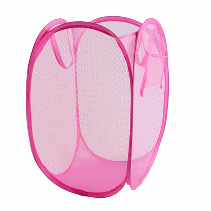 Cesta plegable para clasificar ropa sucia, marco para lavar, bolsa de malla para guardar ropa de baño, organizador de lavandería, bolsa de almacenamiento