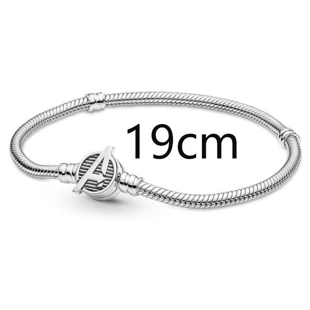 Charms de Disney Stitch Marvel Rescuer Star Wars para pulsera Pandora original de plata de ley 925, collar para mujer, joyería