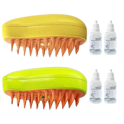 Peines 3 en 1 para depilación de gatos, cepillo de vapor para perros, cepillo eléctrico con pulverizador, cepillos para masaje y cuidado de mascotas.