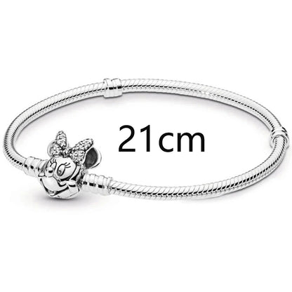 Charms de Disney Stitch Marvel Rescuer Star Wars para pulsera Pandora original de plata de ley 925, collar para mujer, joyería
