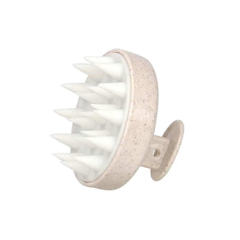 Cepillo de champú de silicona para cabeza, peine masajeador para el cuero cabelludo, para la raíz del cabello, para la picazón, para limpiar el cuero cabelludo a fondo, cepillo de masaje corporal, cepillo de baño