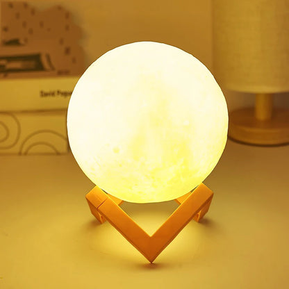 Paquete de materiales pintados a mano para luz de luna del Día del Niño, actividades para padres e hijos, luz de noche del planeta